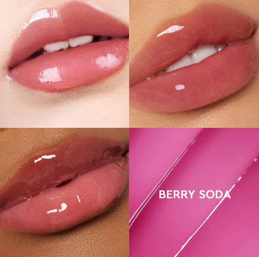 Glad2Glow | Glowing Lip Serum | Berry Soda with Cherry Charm