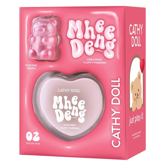 Mhee Deng Lip & Cheek Fluffy Pudding 02 Frozen Pink
