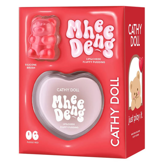 Mhee Deng Lip & Cheek Fluffy Pudding 06 Fudge Red