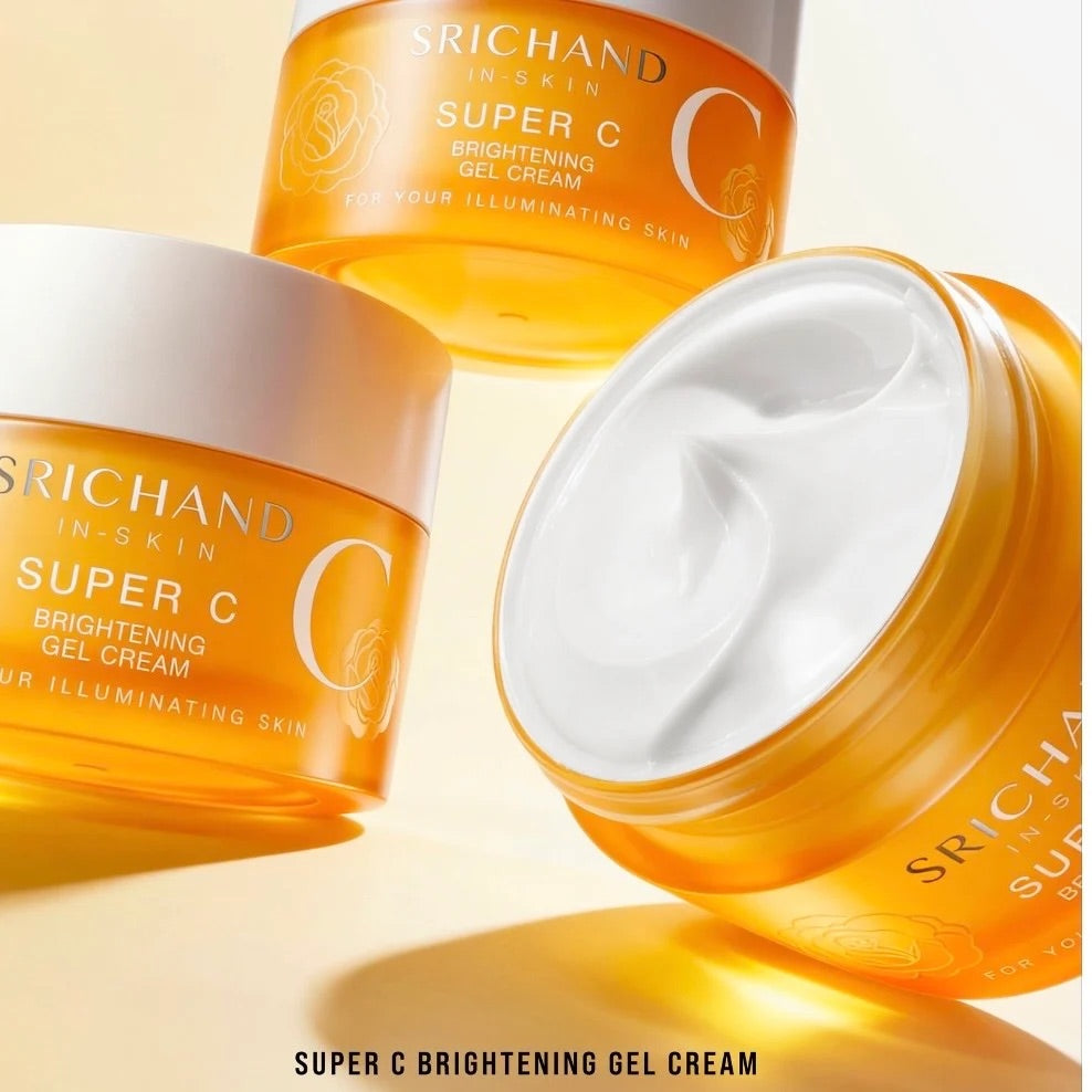 Srichand In-Skin Super C Brightening Gel Cream 50ml — 7.8% Seabuckthorn Bright Complex