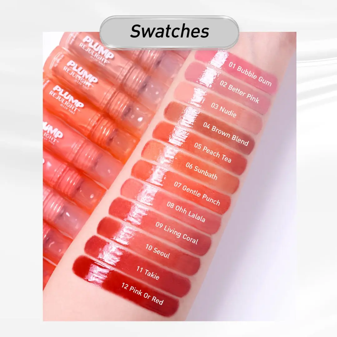 Baby Bright Plump Rejulight Jelly Tint — Plumping Glossy Lip Tint | 09 Living Coral | 3g