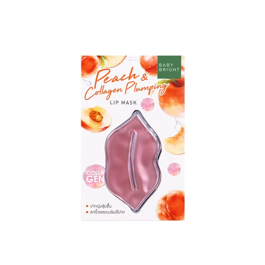 Baby Bright Peach & Collagen Plumping Lip Mask