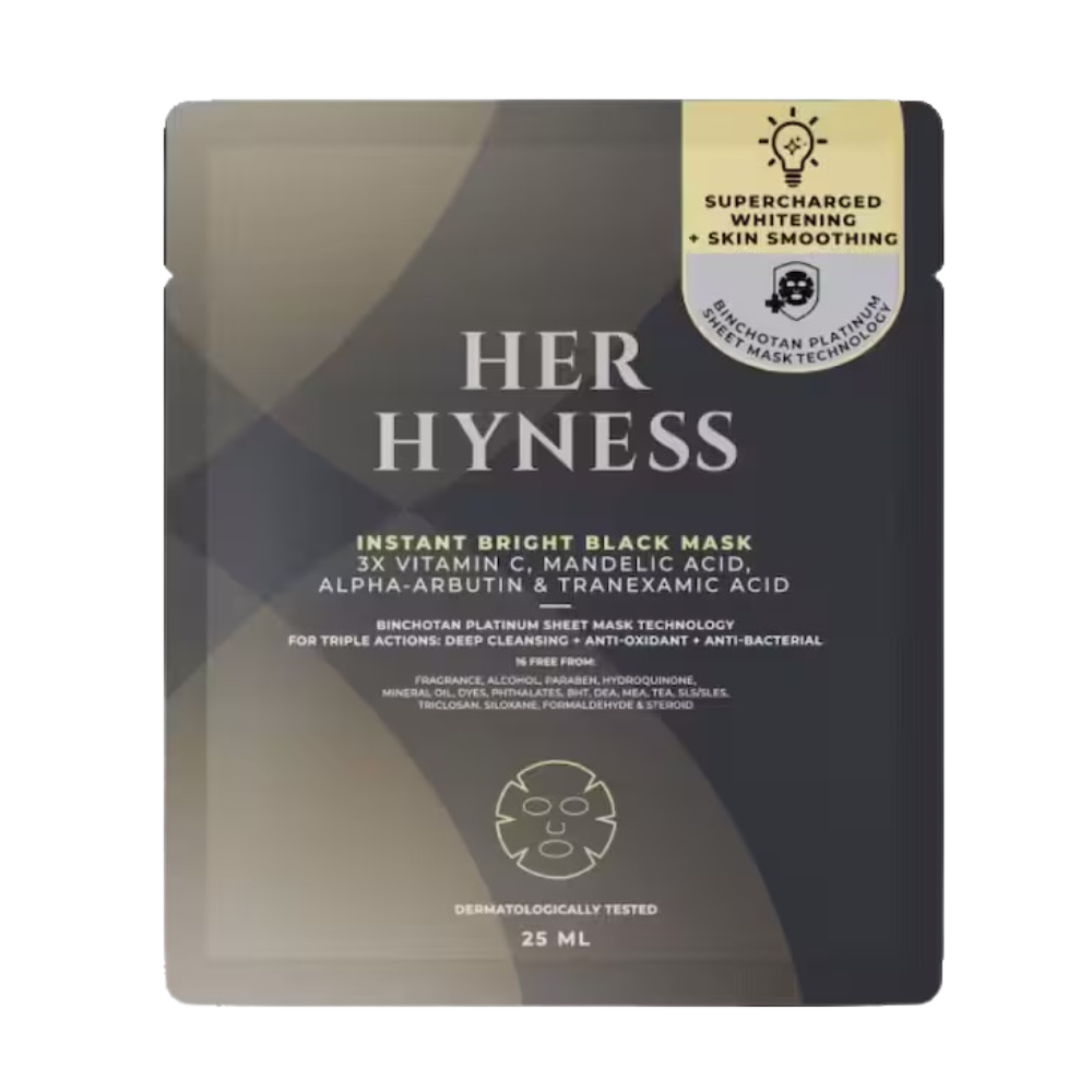 HER HYNESS | BRIGHT BLACK MASK — 3X Vitamin C, Mandelic & Tranexamic | 25ml