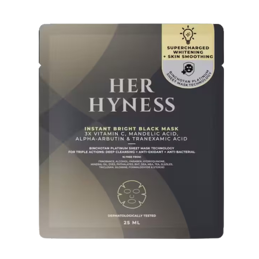 HER HYNESS | BRIGHT BLACK MASK — 3X Vitamin C, Mandelic & Tranexamic | 25ml