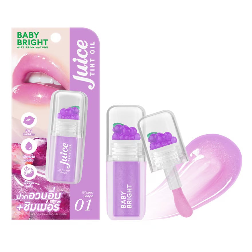 Baby Bright Juice Tint Oil 01 Glazed Grape