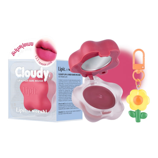 Lipit Cloudy Lip & Cheek Bare Mousse Tender Love
