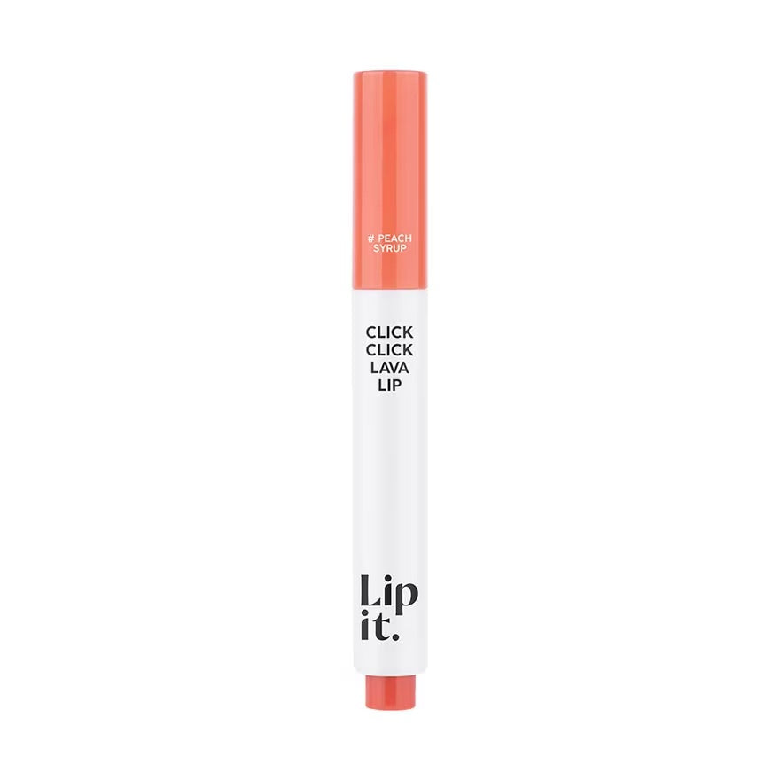 Lipit Click Click Lava Lip Peach Syrup