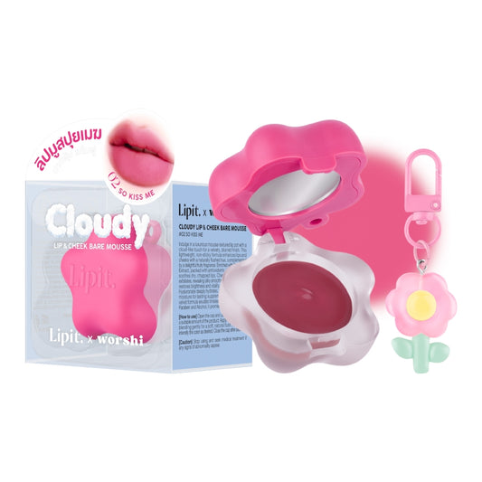 Lipit Cloudy Lip & Cheek Bare Mousse So Kiss Me