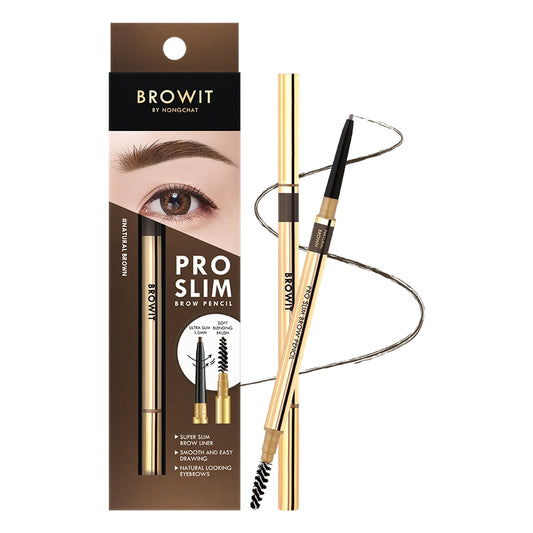 Pro Slim Brow Pencil Natural Brown