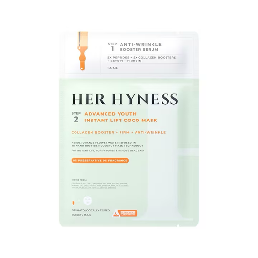 HER HYNESS | ADVANCED YOUTH Lift Coco Mask + Brightening Booster Serum Set