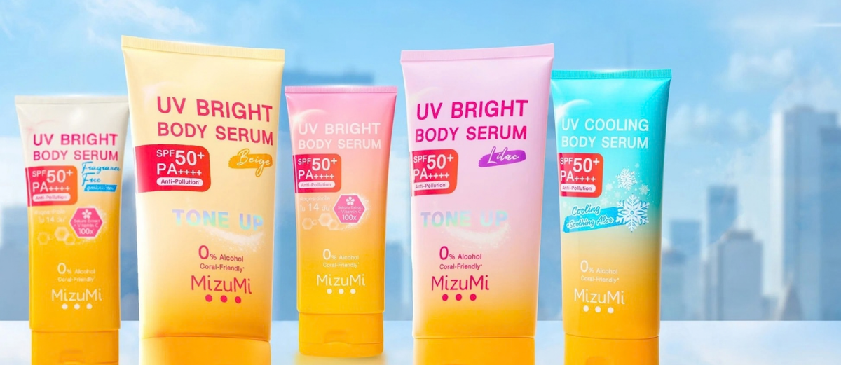 MiZuMi | UV Bright Body Serum Vit C Gluta SPF 50+ PA++++ | 180ml