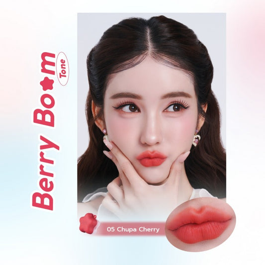Lipit Cloudy Lip & Cheek Bare Mousse Chupa Cherry