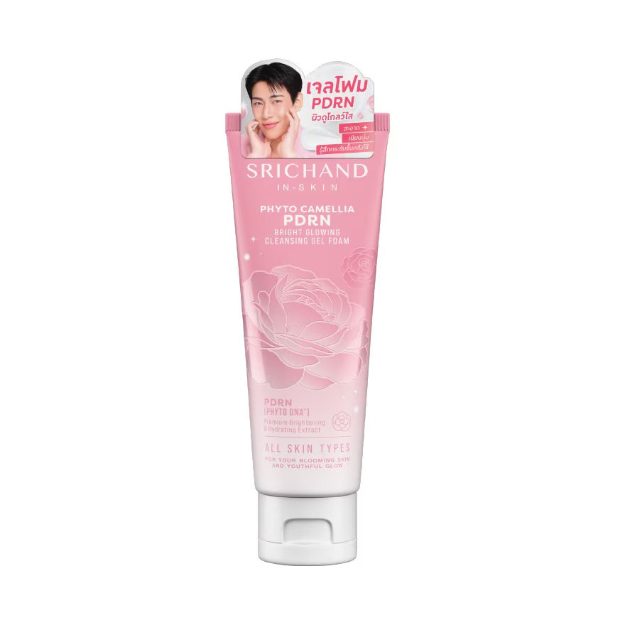 Srichand In-Skin Phyto Camellia PDRN Bright Glowing Cleansing Gel Foam 100ml