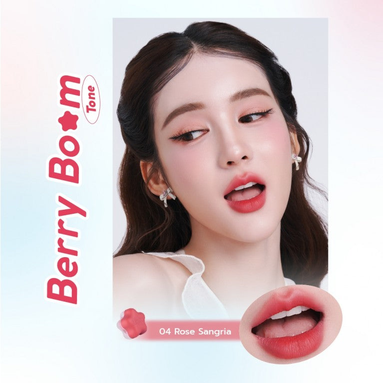 Lipit Cloudy Lip & Cheek Bare Mousse Rose Sangria