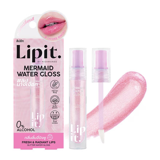 Lipit Mermaid Water Gloss Lychee Bingsu