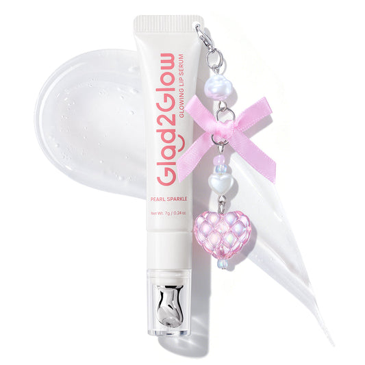 Glad2Glow | Glowing Lip Serum | Pearly Sparkle with Lychee Charm