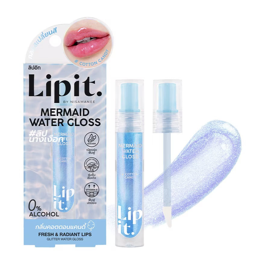 Lipit Mermaid Water Gloss Cotton Candy
