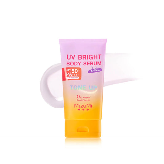 MizuMi | UV Bright Body Serum Tone Up Sunscreen Lilac SPF 50+ PA++++ | Niaciamide