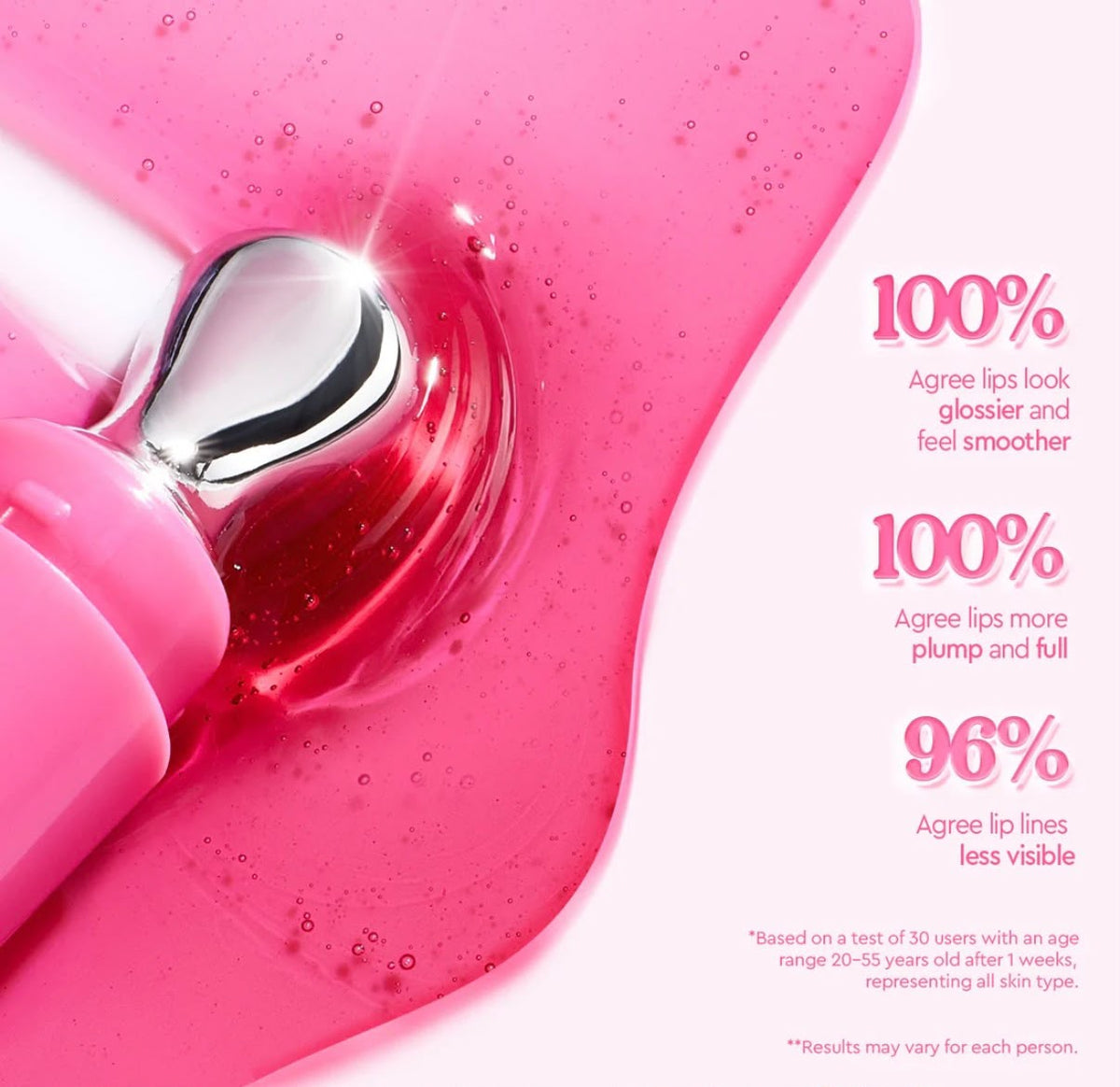 Glad2Glow | Glowing Lip Serum | Pearly Sparkle with Lychee Charm