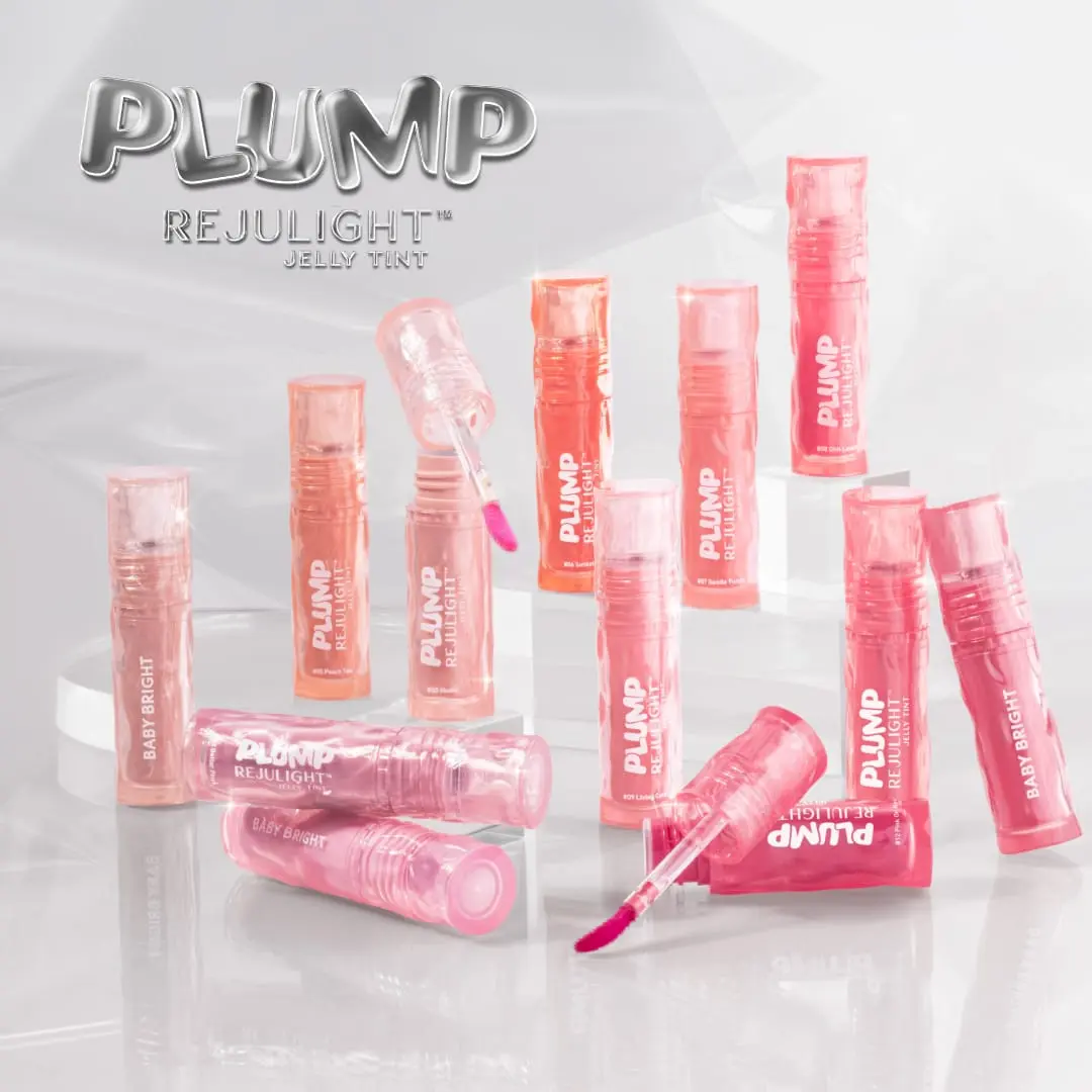 Baby Bright Plump Rejulight Jelly Tint — Plumping Glossy Lip Tint | 09 Living Coral | 3g