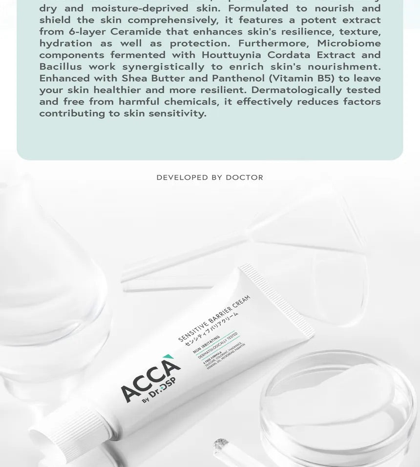 ACCA by Dr. DSP Sensitive Barrier Cream