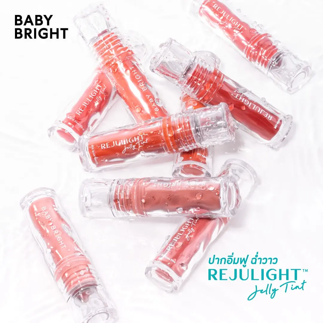 Baby Bright Rejulight Jelly Tint — Glossy Lip Tint | 01 Rosy Cheeked | 3.5g