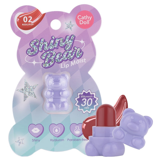 Shiny Bear Lip Moist 1.1g 02 Redlipop